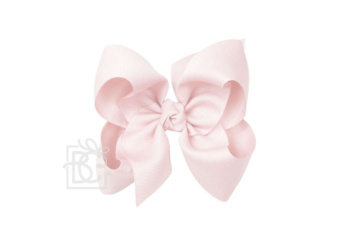 HUGE SIGNATURE GROSGRAIN DOUBLE KNOT BOW ON CLIP (5.5")