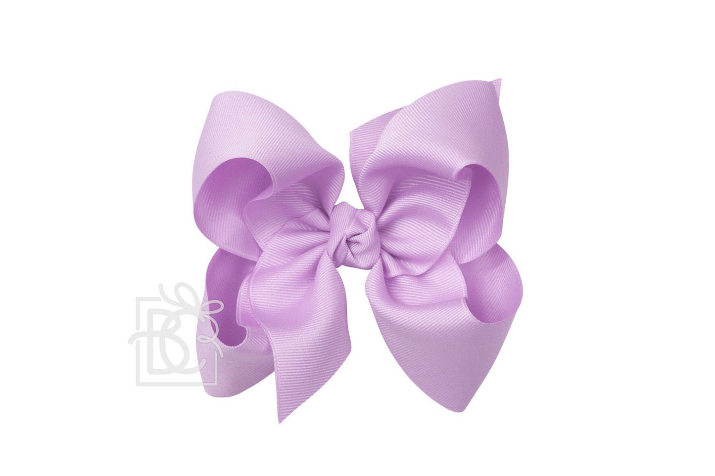HUGE SIGNATURE GROSGRAIN DOUBLE KNOT BOW ON CLIP (5.5")