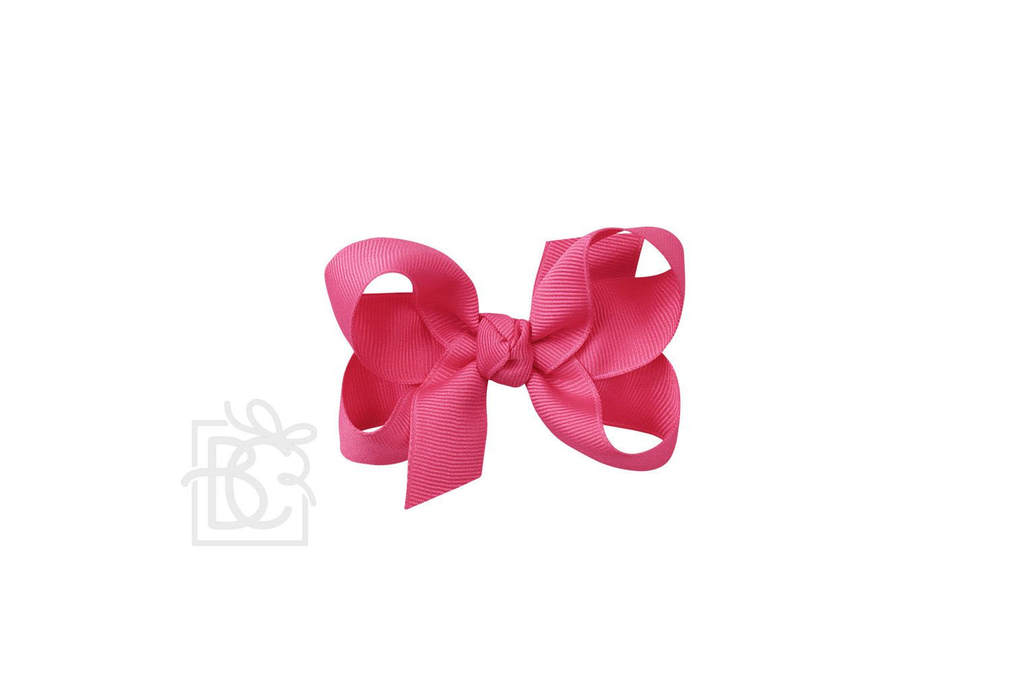 MEDIUM SIGNATURE GROSGRAIN DOUBLE KNOT BOW ON CLIP (3.5")