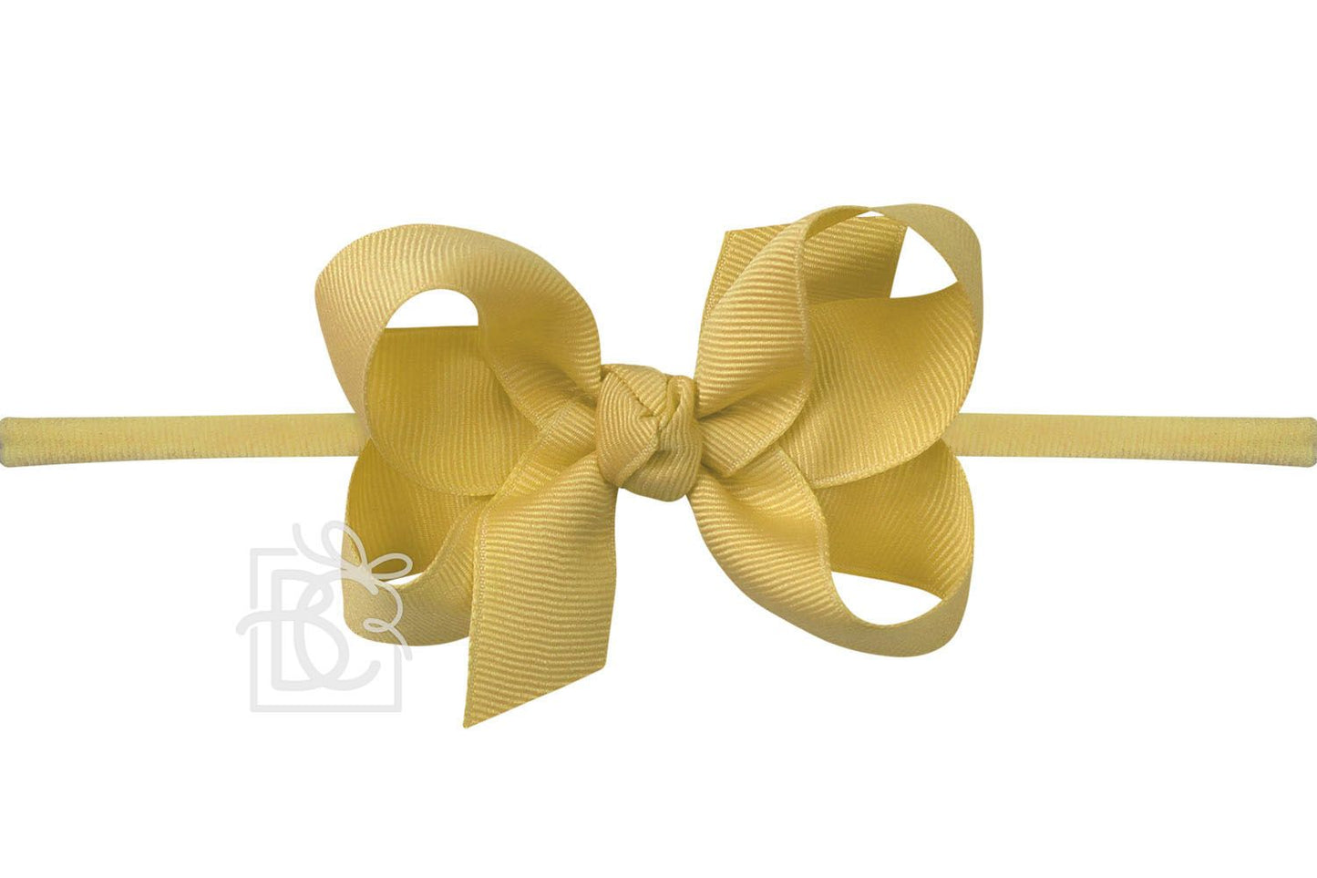 MEDIUM PANTYHOSE HEADBAND WITH SIGNATURE GROSGRAIN BOW (3.5")