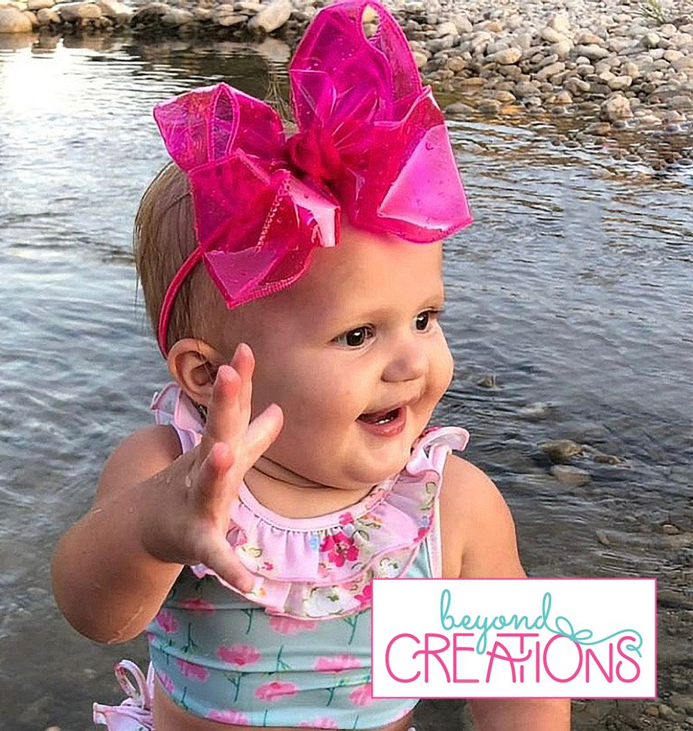 LARGE WATERPROOF BOWS (4.5")