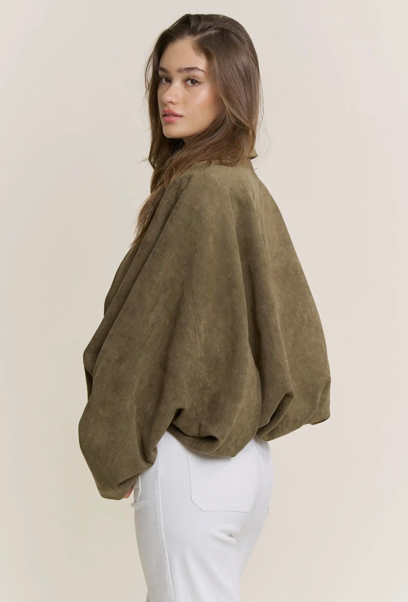 Sierra Suede Bomber Jacket