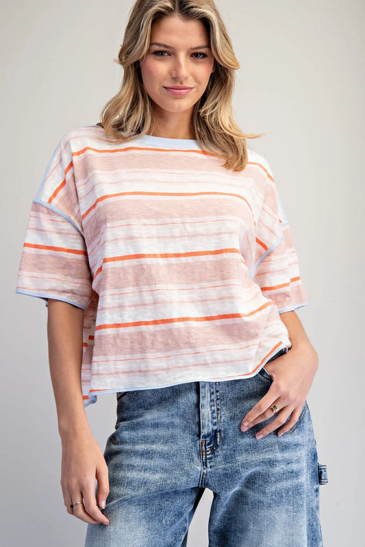 SUNSET STRIPE TOP