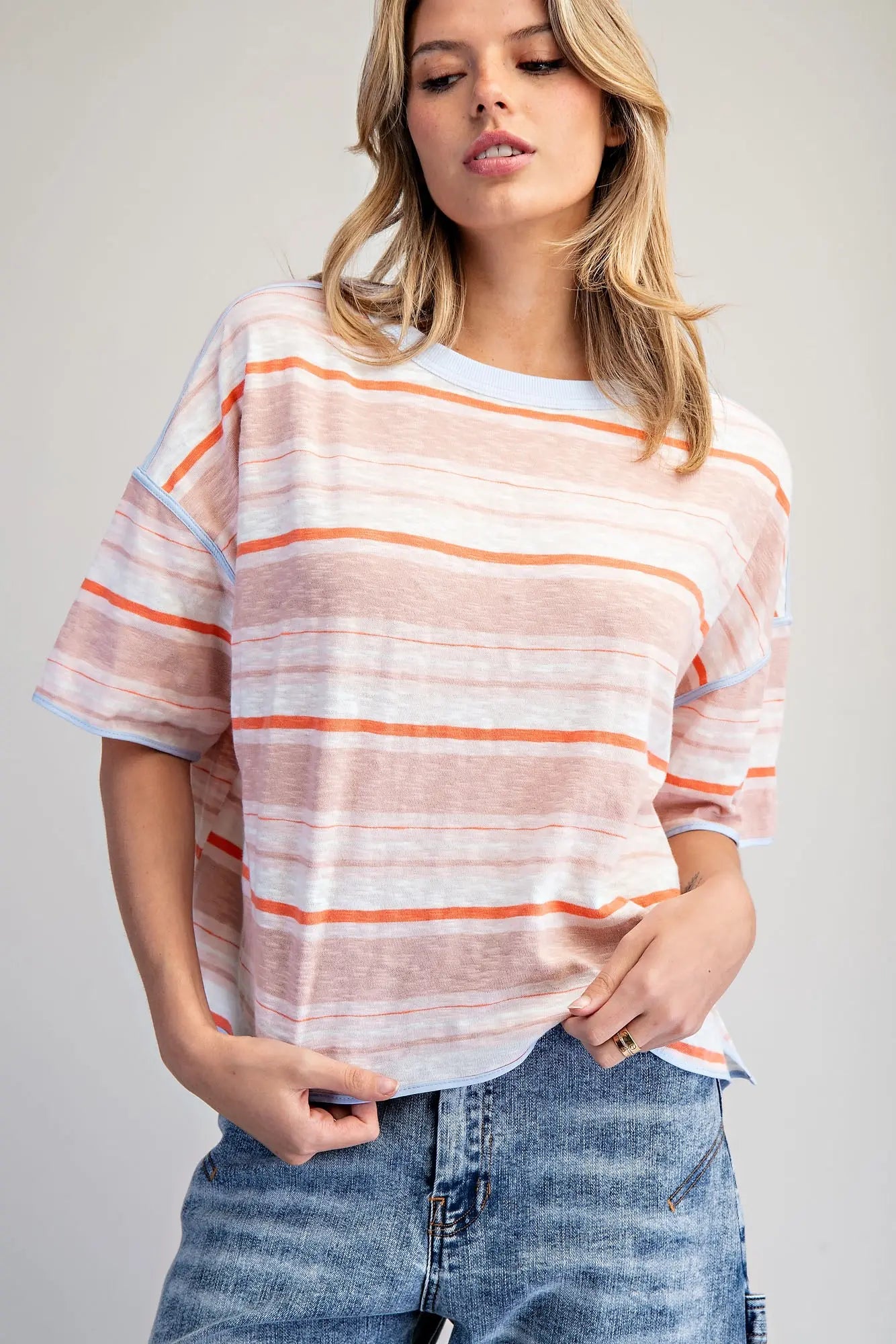 SUNSET STRIPE TOP