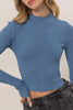 Slate Sky Ribbed Top