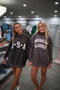 Reversible "american Classic" Mock Neck Sweatshirt