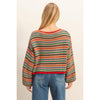 Multi Color Stripe Oversized Sweater