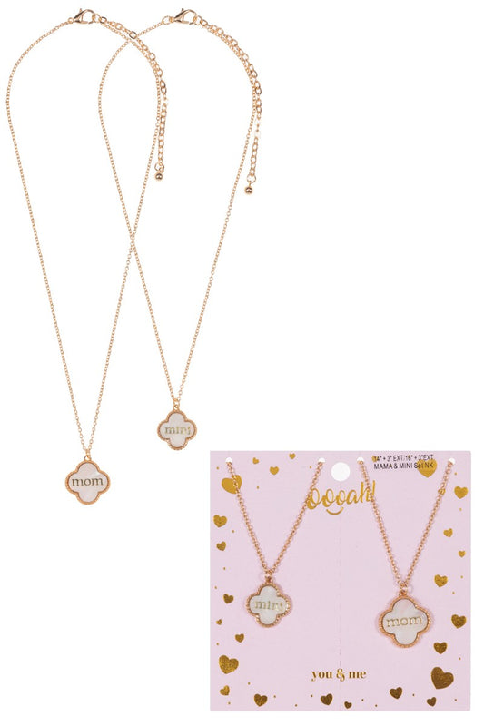 Mom & Mini Necklace set