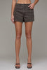 Cheetah Denim Shorts