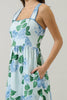 Blue Hydrangea Bliss Maxi Dress