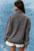 Reversible "american Classic" Mock Neck Sweatshirt