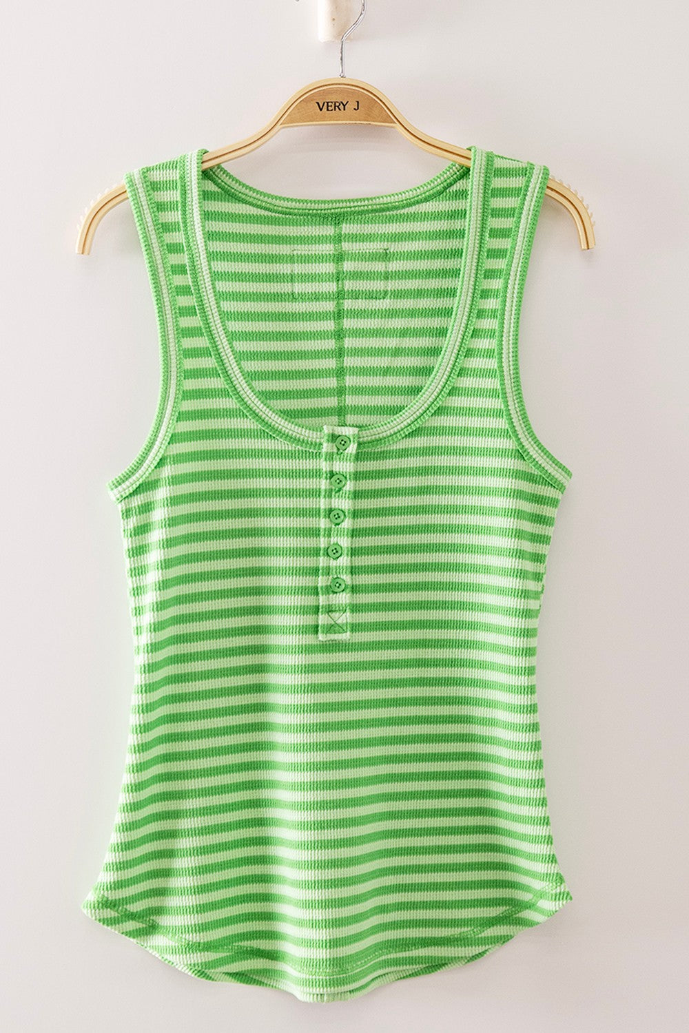 Lime Light Henley Tank