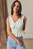SEA GLASS TIE TOP