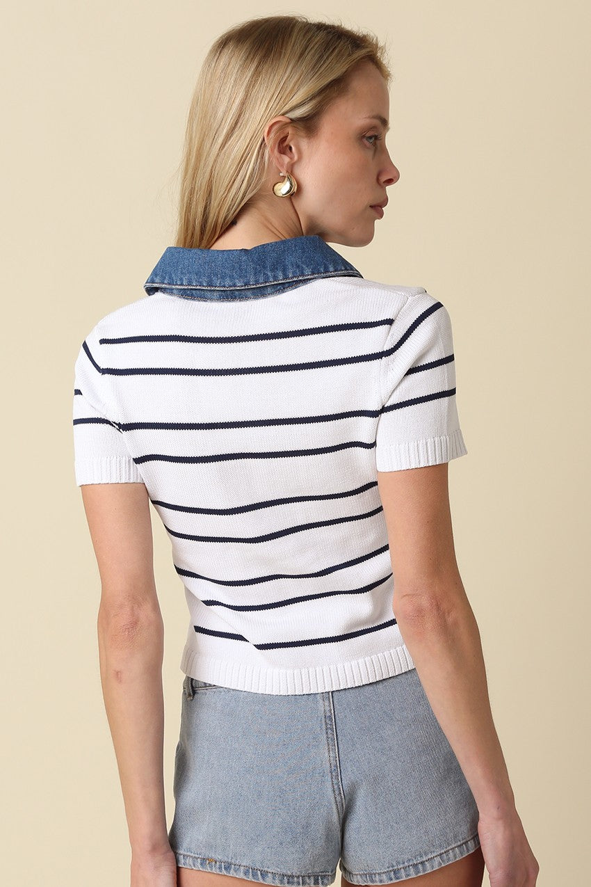 Seaside Stripe Polo