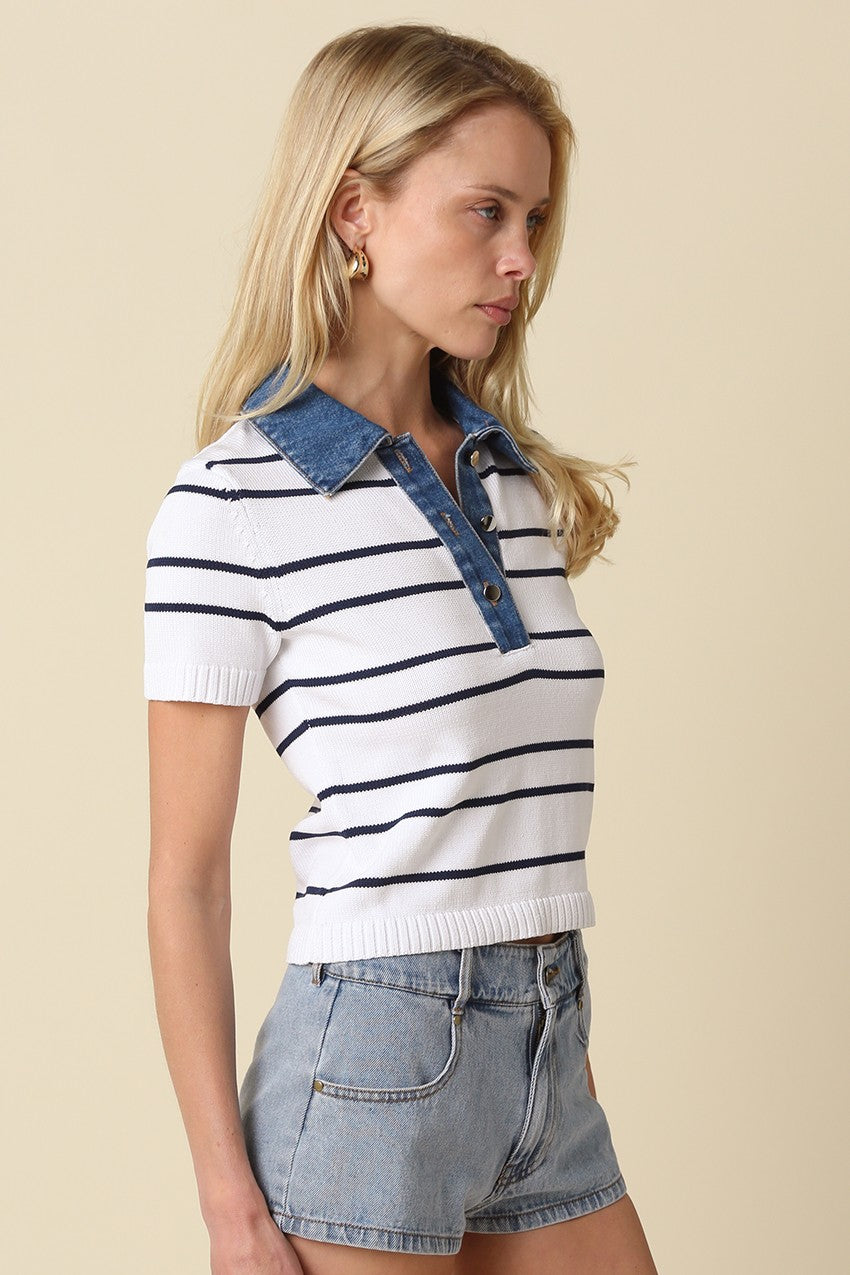 Seaside Stripe Polo