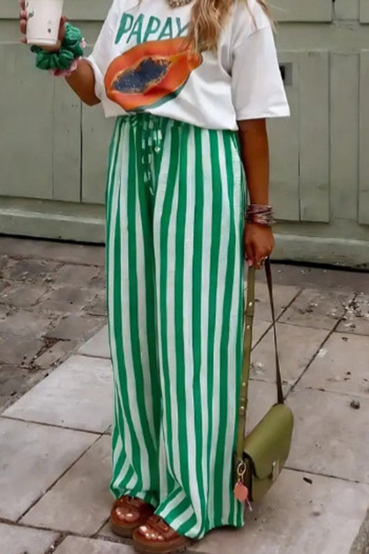 Palm Breeze Stripe Pants