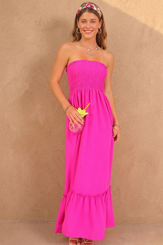 PINK PARADISE MAXI DRESS