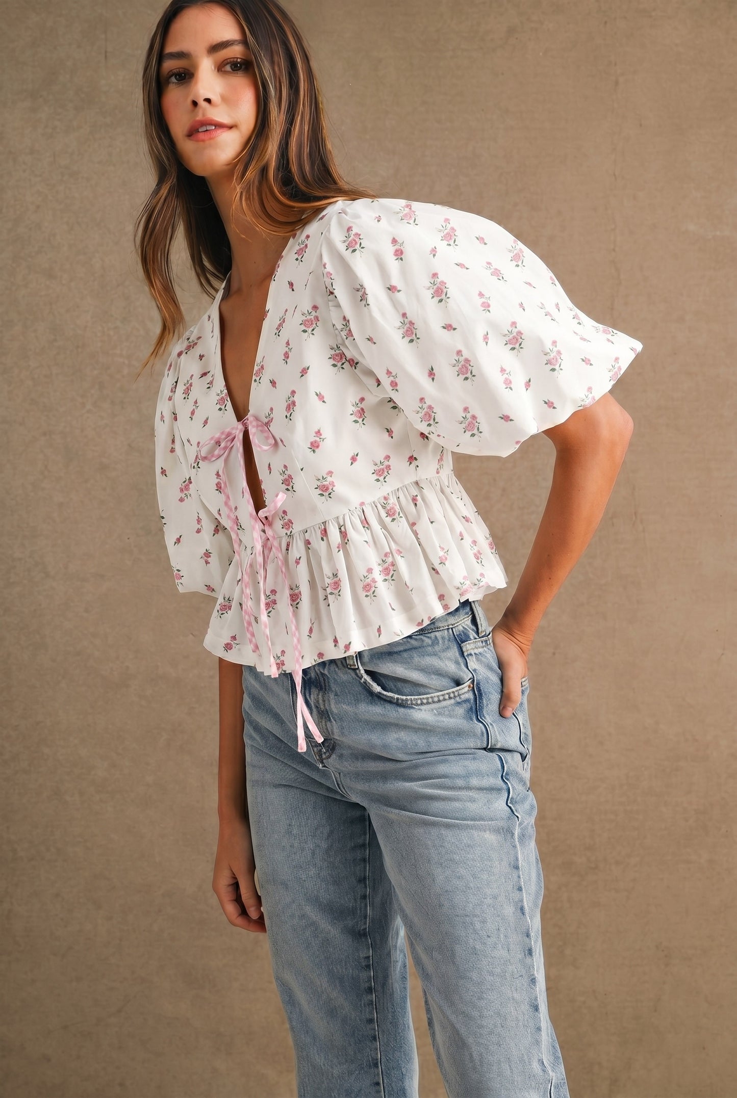 BLUSHING BLOOM TOP