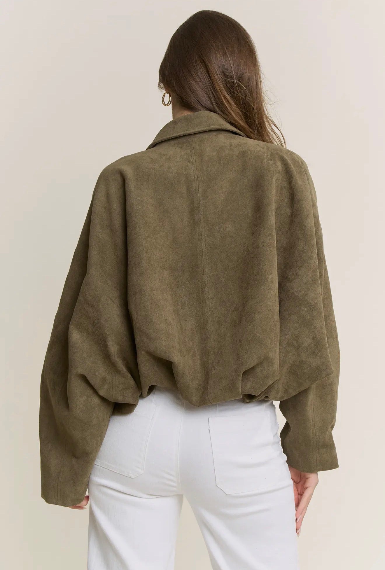 Sierra Suede Bomber Jacket