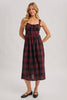 Everly Plaid Midi Dress