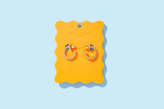Brooke Opal Hoop Earrings