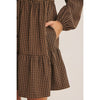 EASY TO WEAR PLAID MINI DRESS