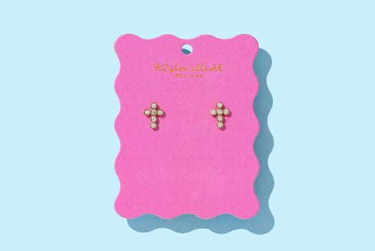Faith Cross Earrings