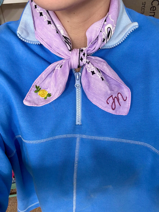 CUSTOM GRAPHIC & INITIALS BANDANA