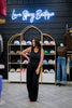 WIDE LEG STRING DETAIL JUMPSUIT