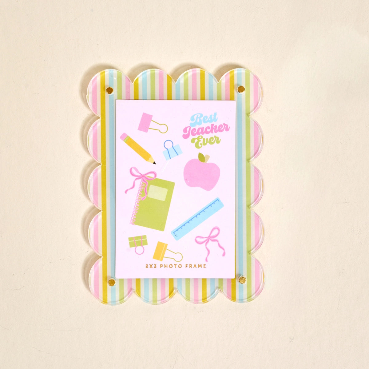 BEST TEACHER EVER MINI ACRYLIC FRAME