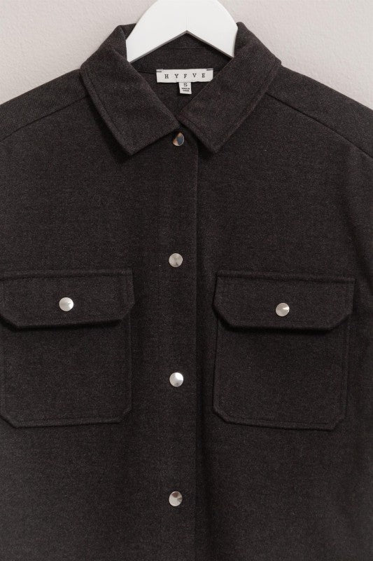 The Charcoal Weekend Shacket