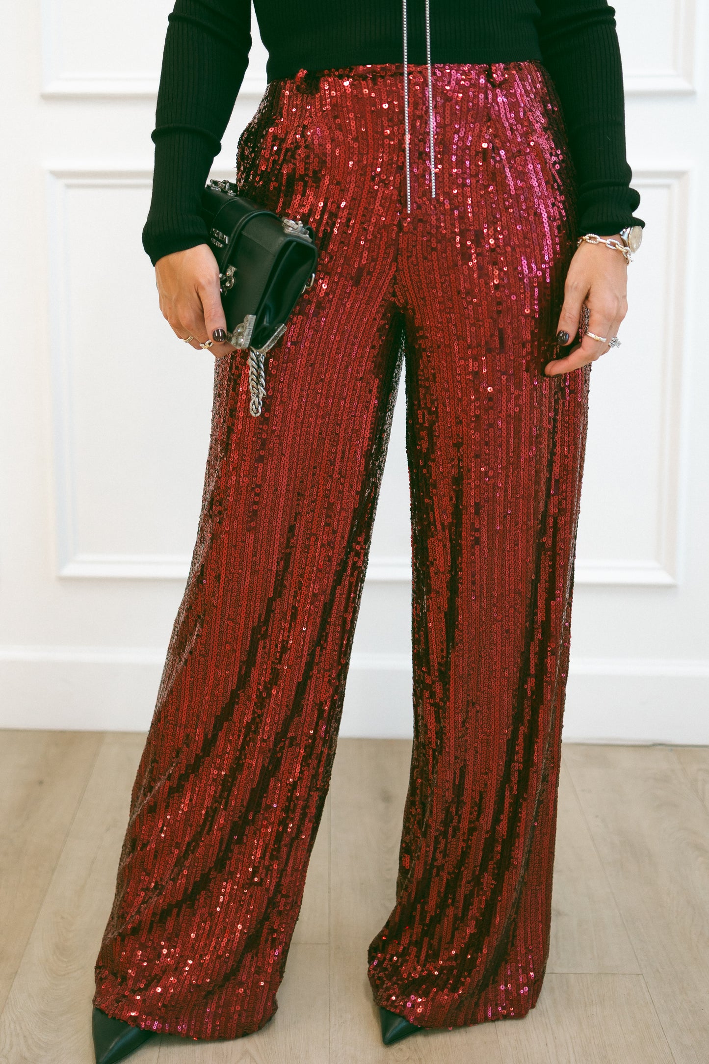 Wine & Shine Sequins Pants