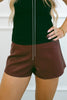 LEATHER LUXE SHORTS LV