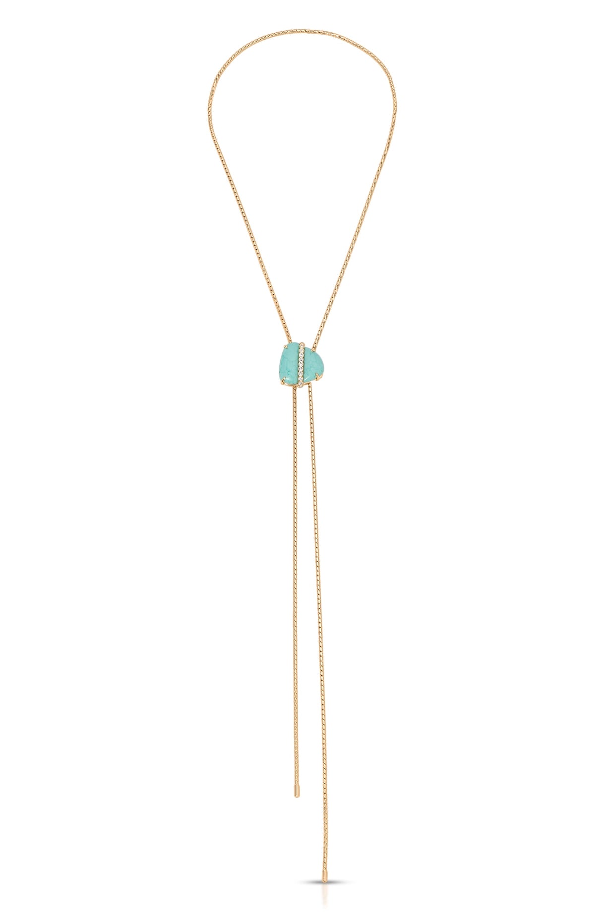 Turquoise Solstice Bolo Necklace