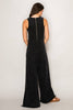 WIDE LEG STRING DETAIL JUMPSUIT
