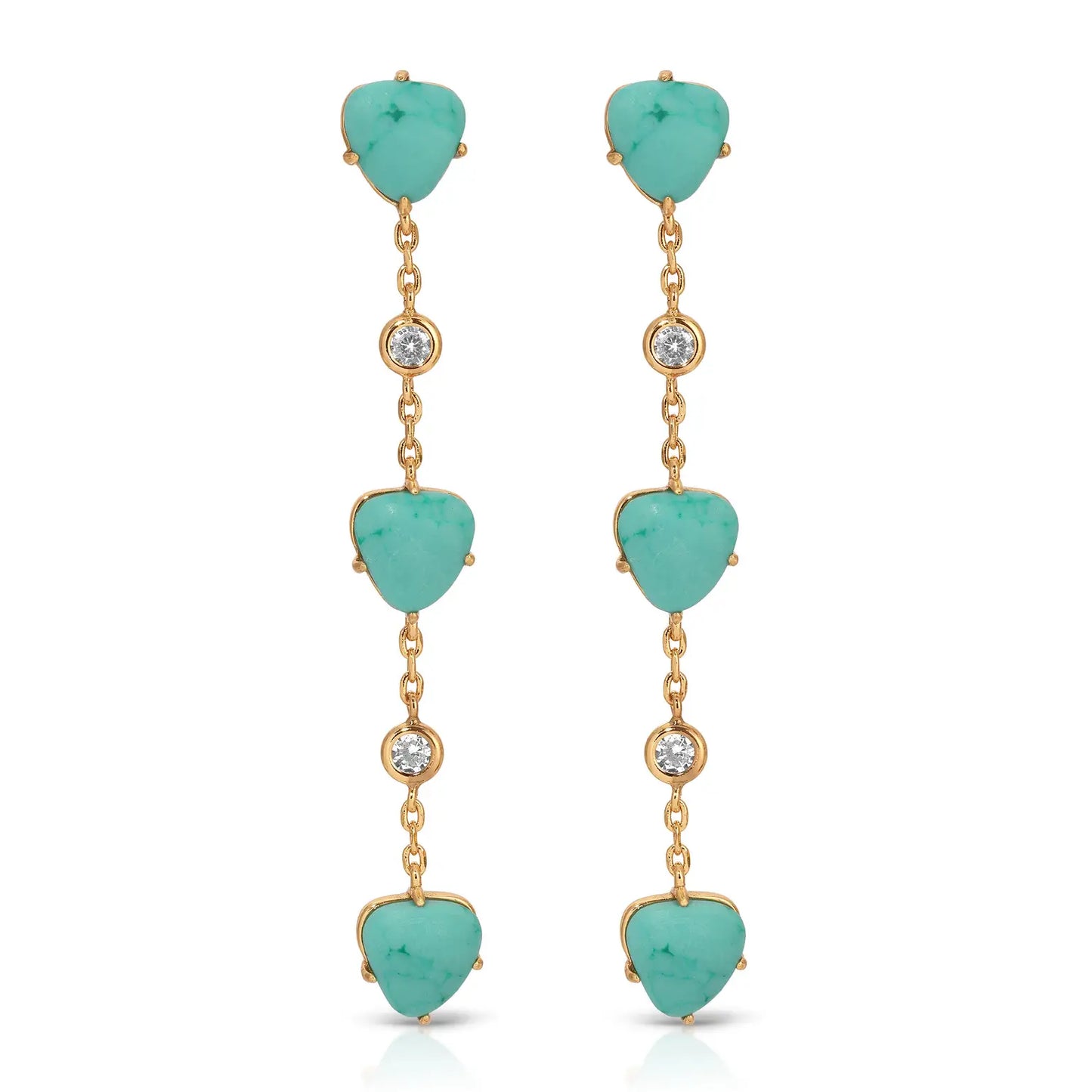 Turquoise Solstice Dangle Earrings