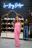 WIDE LEG STRING DETAIL JUMPSUIT