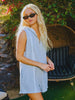 Zip-Up Front Hoodie Romper