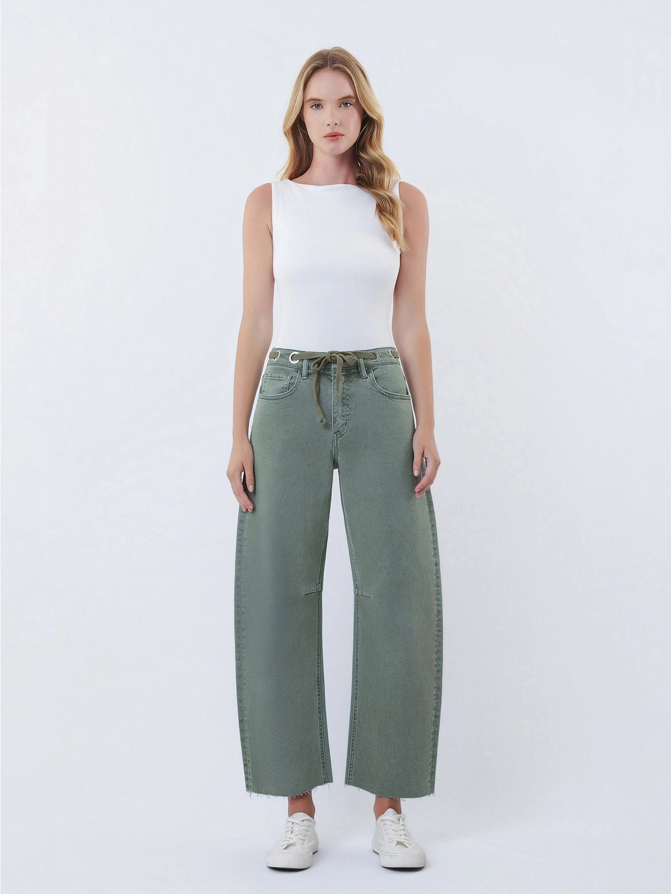 OUTLAW OLIVE DENIM