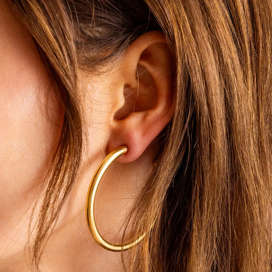 Terry Hoop earrings