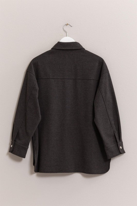 The Charcoal Weekend Shacket