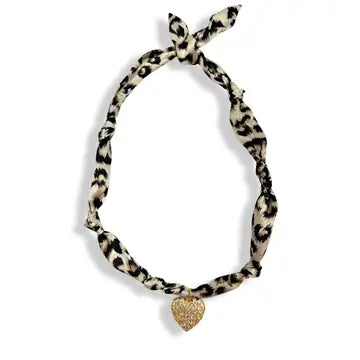 Leopard Heart Necklace