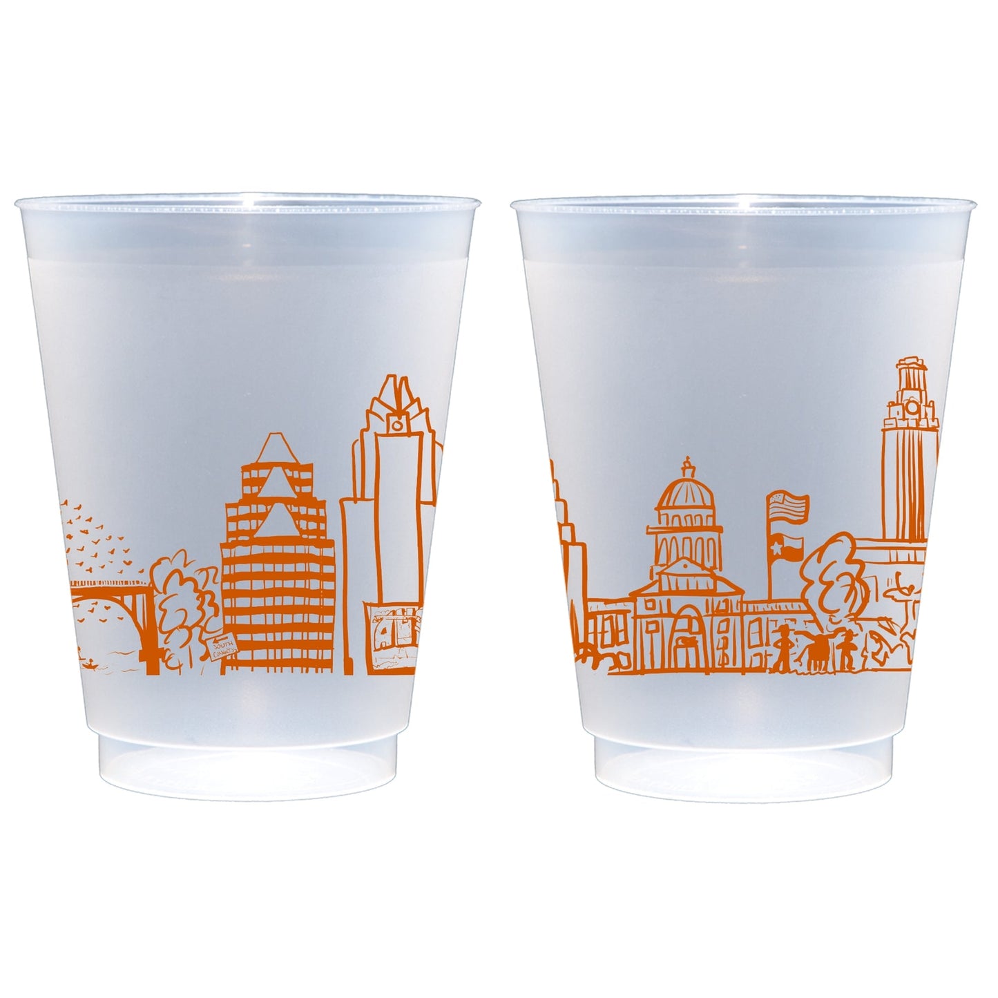 AUSTIN SKYLINE SHATTERPROOF CUPS