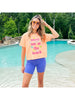 Meet Me At the Beach Crop Tee