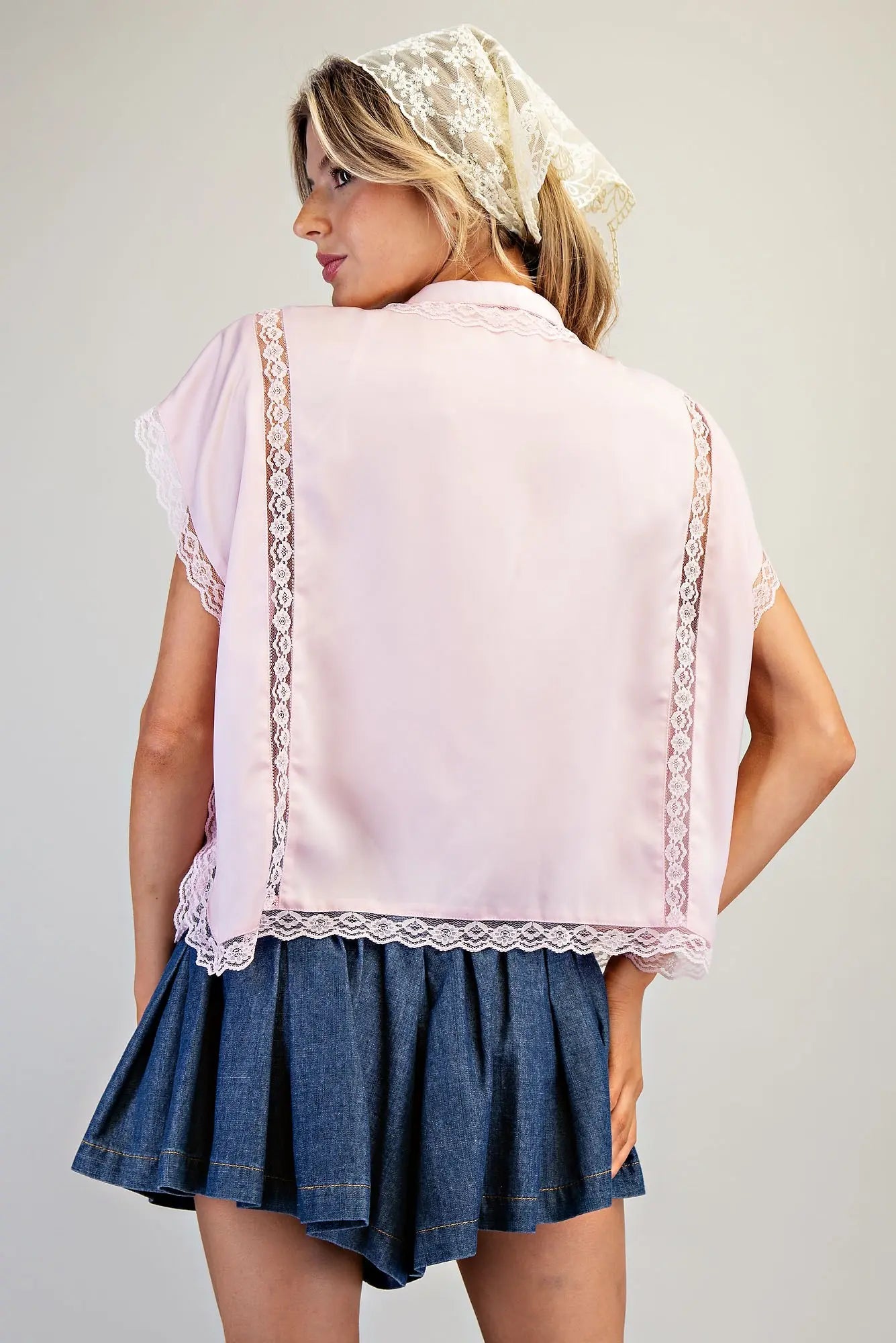 SOUTHERN BLUSH LACE TOP
