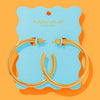 Terry Hoop earrings