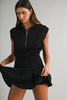 Pleated Romper