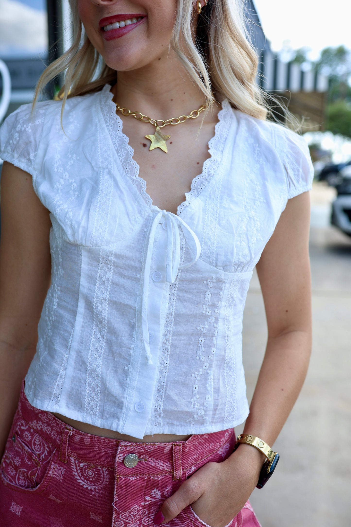HEIRLOOM CHARM TOP