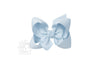 LARGE SIGNATURE GROSGRAIN DOUBLE KNOT BOW ON CLIP (4.5")