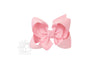 LARGE SIGNATURE GROSGRAIN DOUBLE KNOT BOW ON CLIP (4.5")